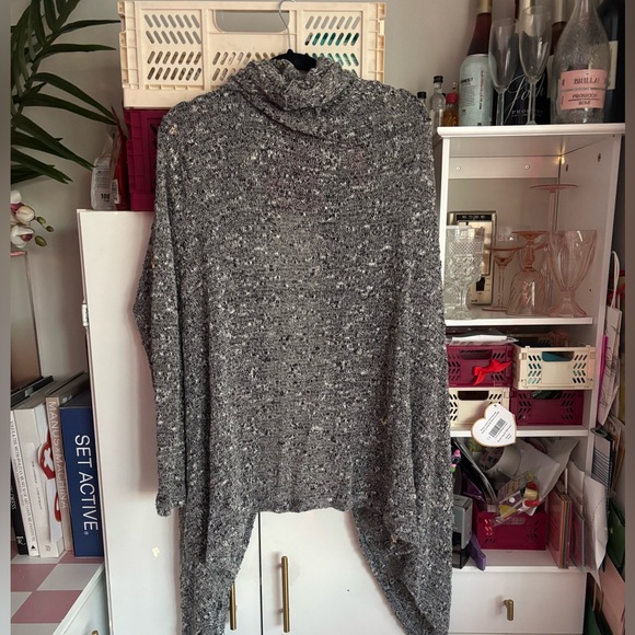 Gray Women's Open Cardigan - Picture 3 of 3